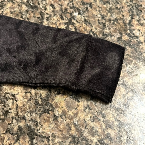 Bus Stop Los Angeles velour black track suit NWT S - Picture 13 of 13